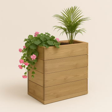 houten plantenbakken op maat