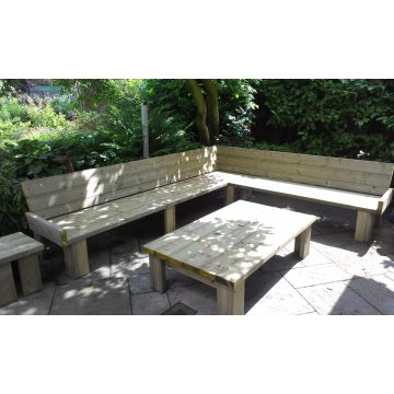 Houten loungebank