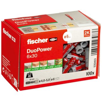 fischer DuoPower 6x30 (100 stuks)