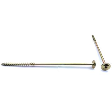 Tellerkopschroef blauw verzinkte schroeven  torx 6x140
