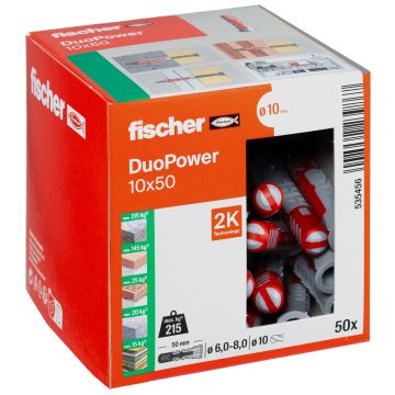 fischer DuoPower 10x50 (50 stuks)
