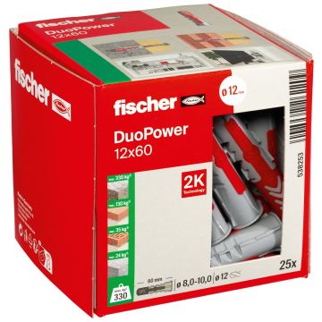 fischer DuoPower 12x60 (25 stuks)