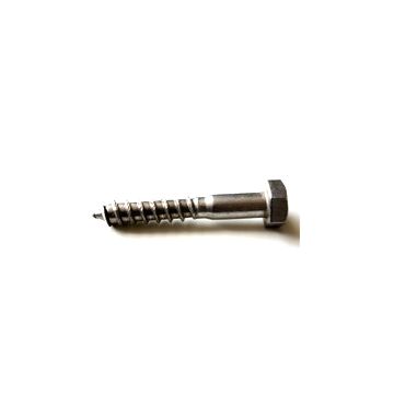 RVS houtdraadbout M5x50