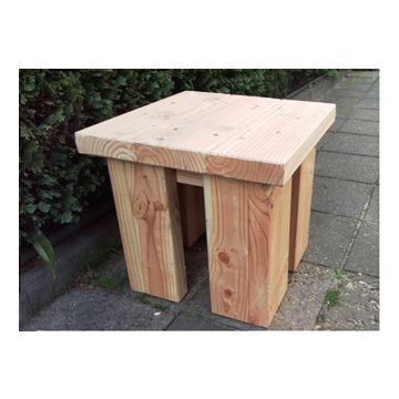 Luxe houten krukje