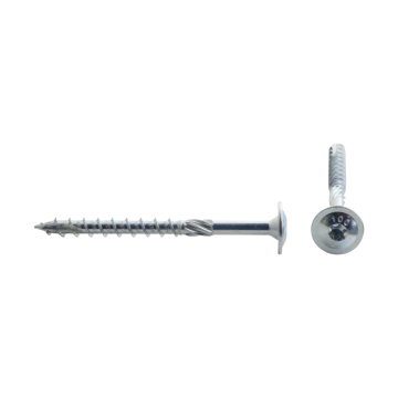 Tellerkopschroef blauw verzinkte schroeven  torx 6x40